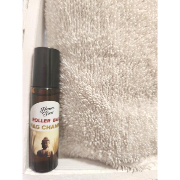 Nag Champa Scented Oil Roller: Aromatherapy for Meditation & Inner Peace - Picture 2 of 10
